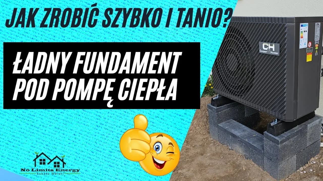 Jaki fundament pod pompę ciepła wybrać, aby uniknąć problemów?